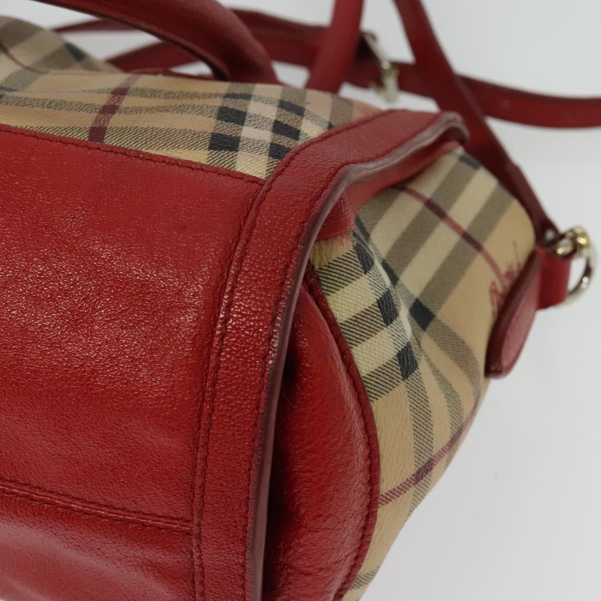 Burberry Burberry Pilgrim Satchel Haymarket Coated Canvas Size ONE SIZE - 13 Thumbnail