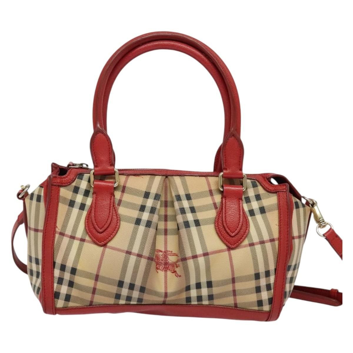 Burberry Burberry Pilgrim Satchel Haymarket Coated Canvas Size ONE SIZE - 16 Thumbnail
