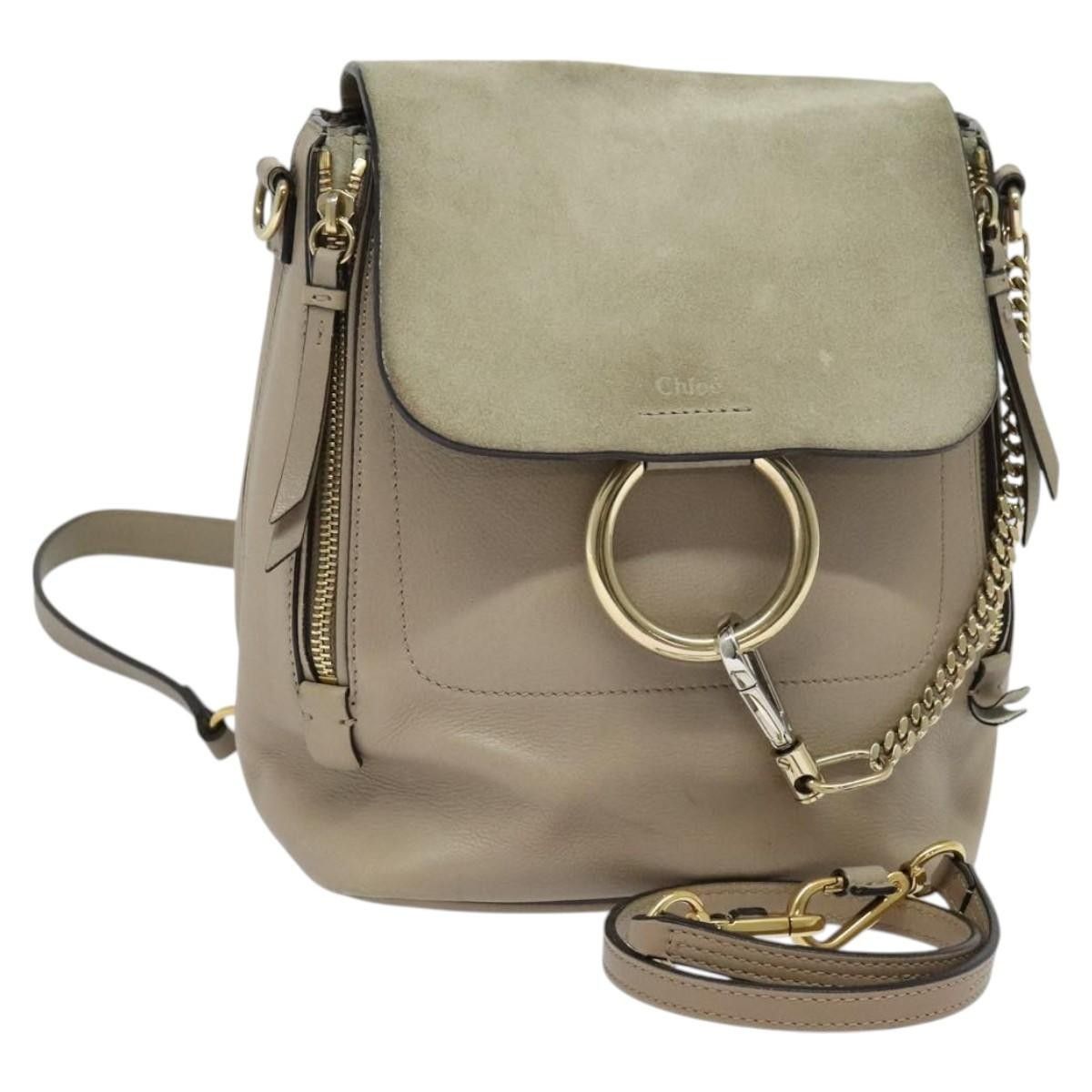 Chloe Chloe Faye Shoulder Bag Leather and Suede Size ONE SIZE - 13 Thumbnail