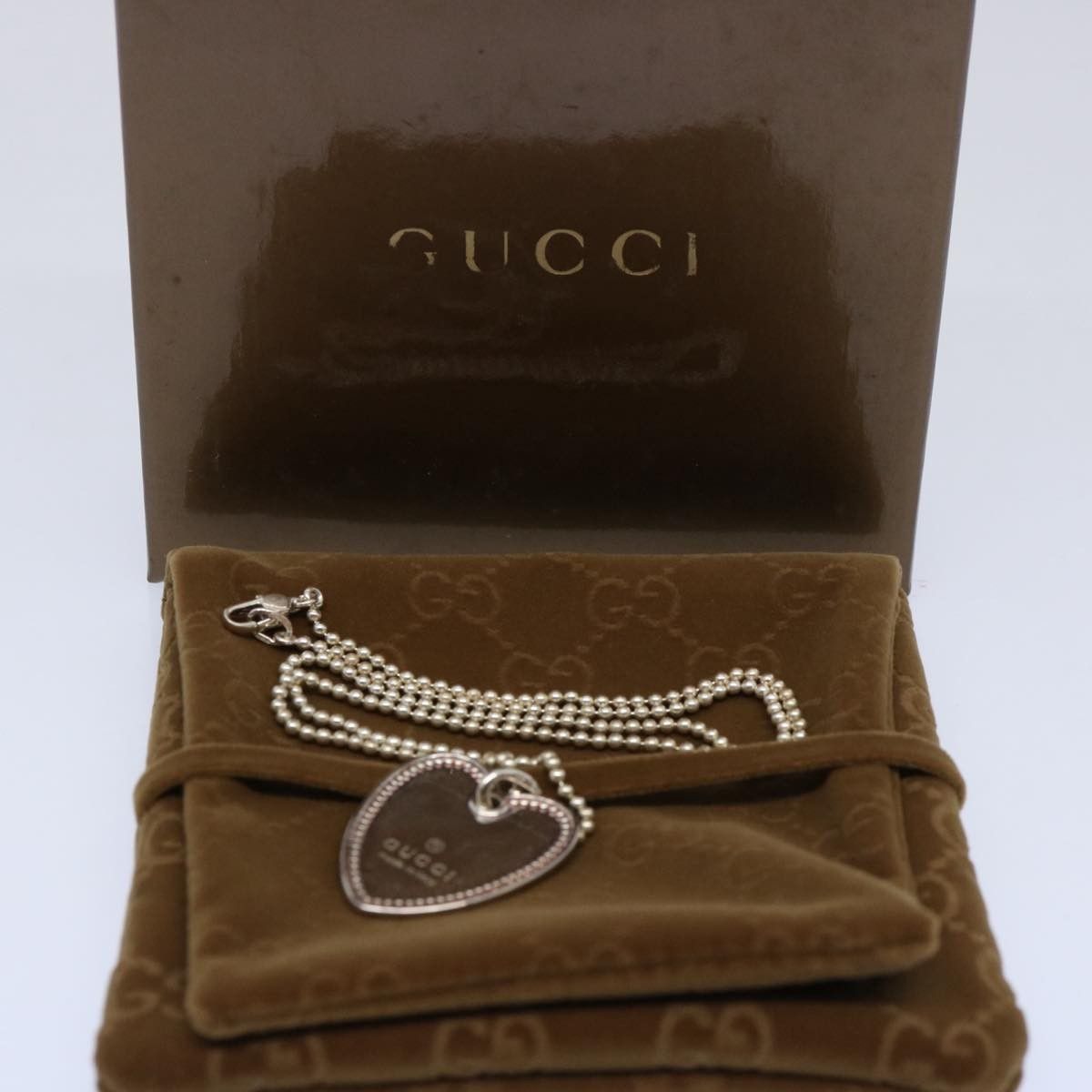 Gucci Gucci Heart Necklace Silver Size ONE SIZE - 5 Thumbnail