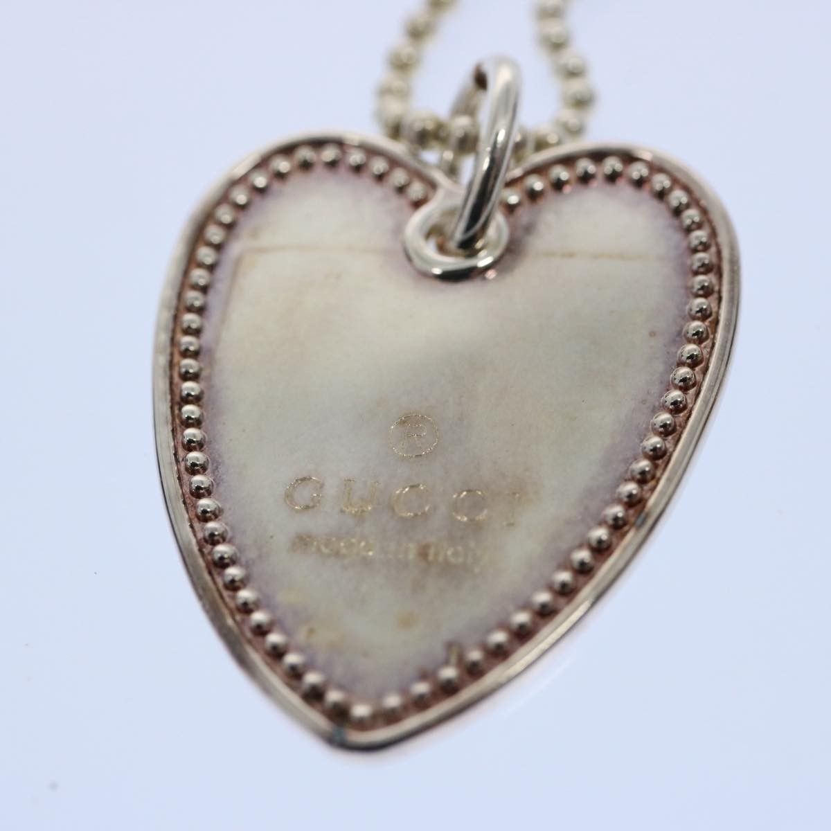 Gucci Gucci Heart Necklace Silver Size ONE SIZE - 8 Thumbnail