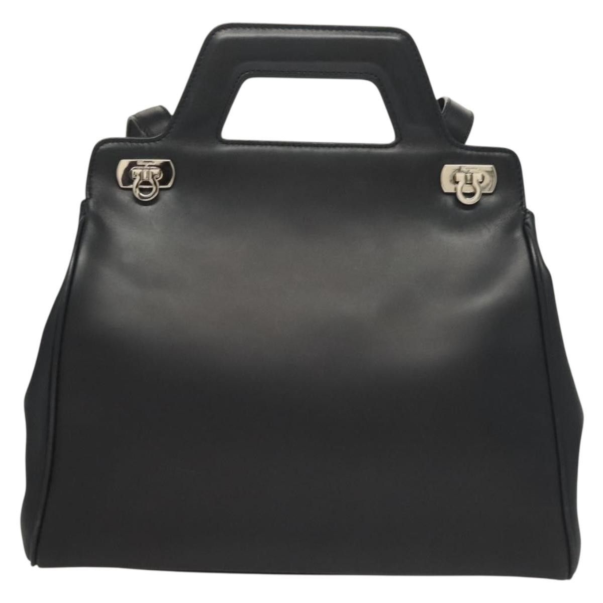 Salvatore Ferragamo Salvatore Ferragamo Soft W Tote Leather Size ONE SIZE - 16 Thumbnail