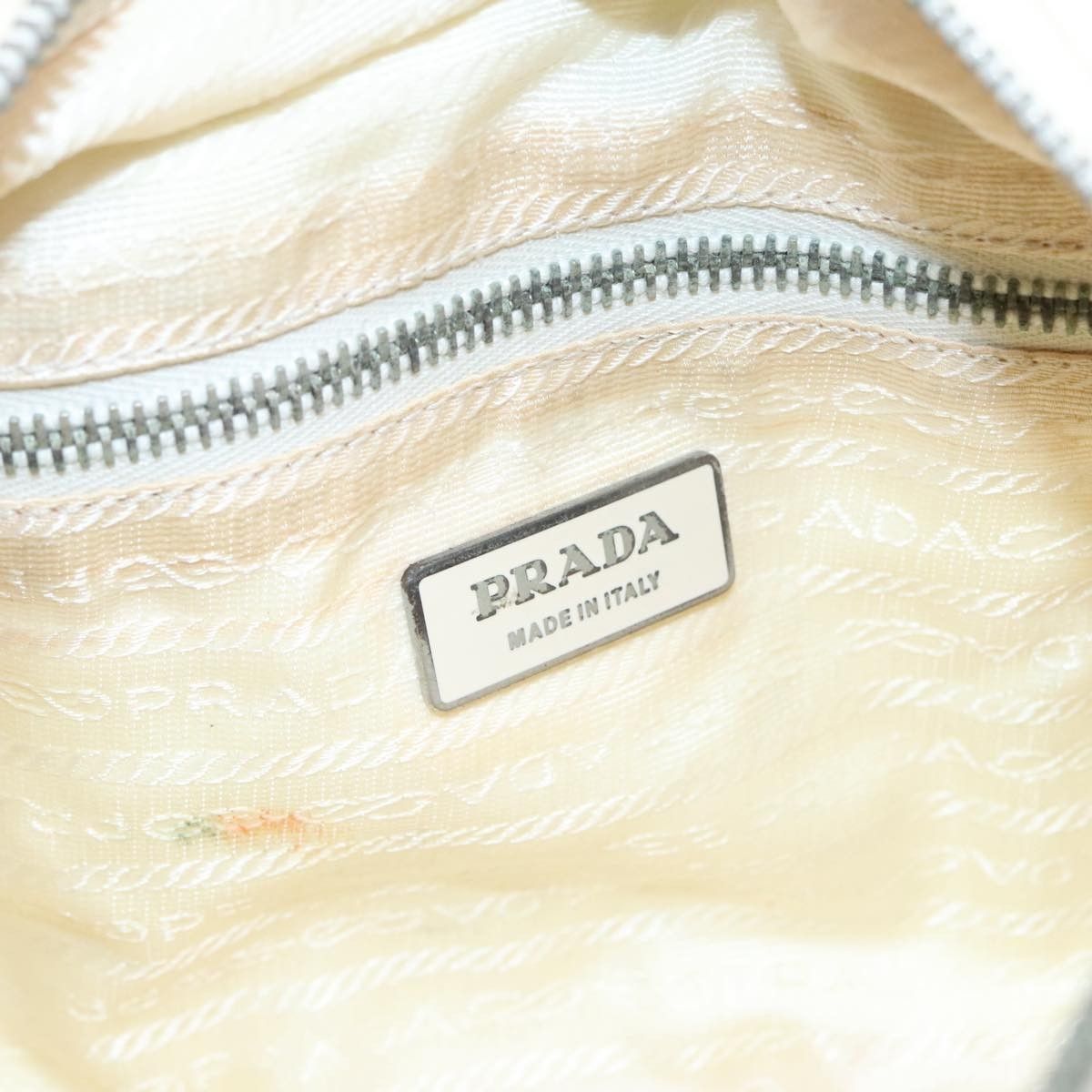 Prada Prada Vintage Zip Handbag Tessuto Size ONE SIZE - 6 Thumbnail