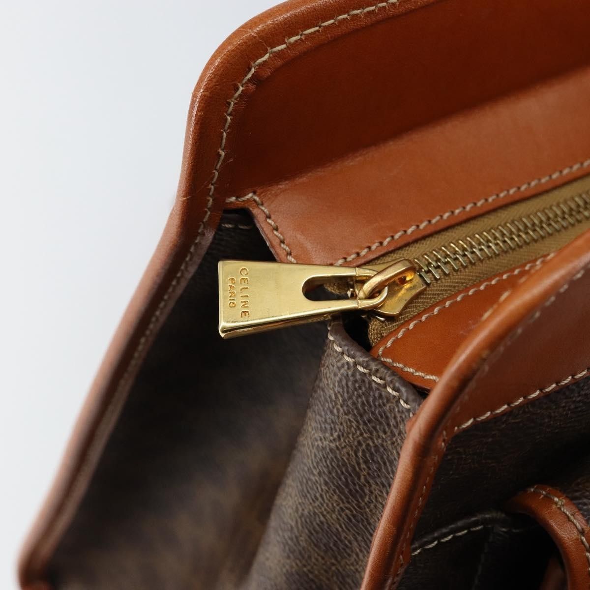 Celine Celine Vintage Macadam Canvas and Leather Size ONE SIZE - 17 Thumbnail