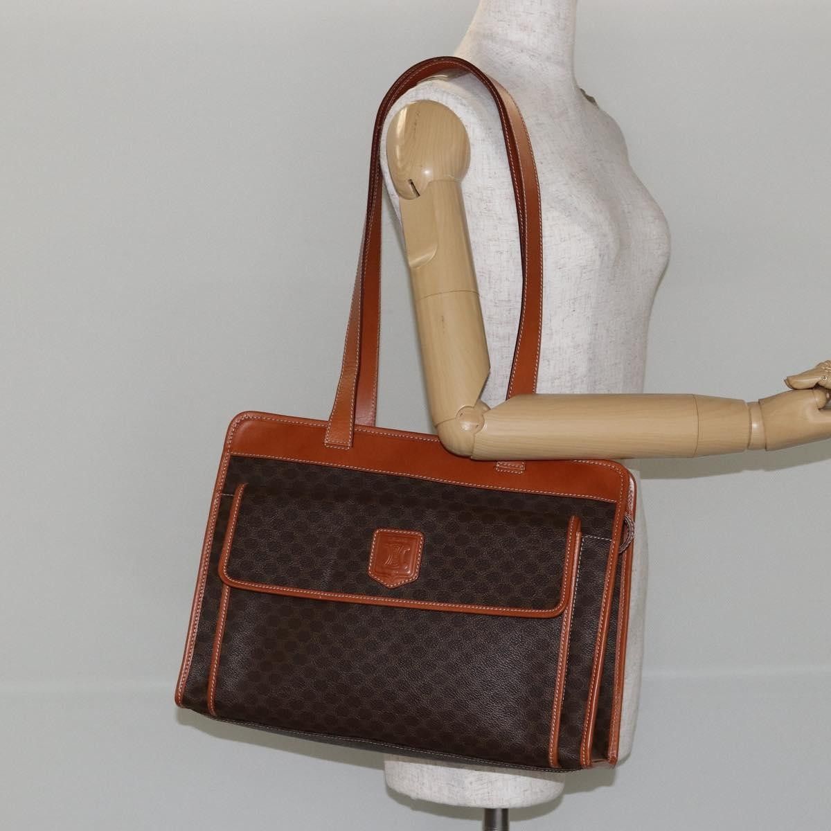 Celine Celine Vintage Macadam Canvas and Leather Size ONE SIZE - 13 Thumbnail