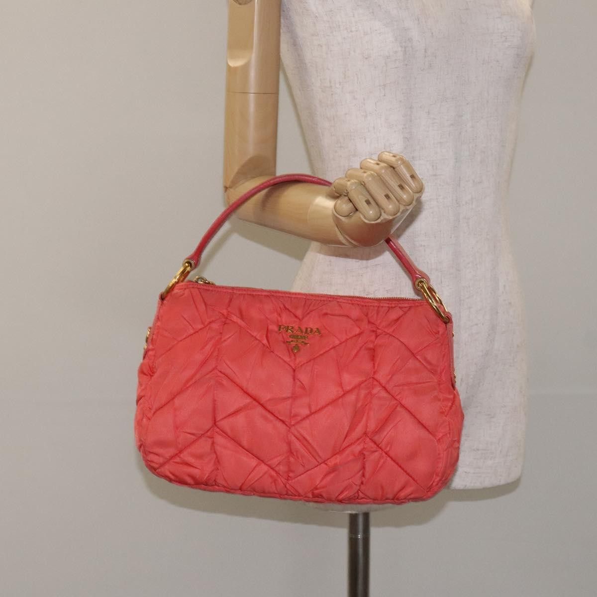 Prada Prada Vintage Zip Handbag Tessuto Size ONE SIZE - 14 Thumbnail