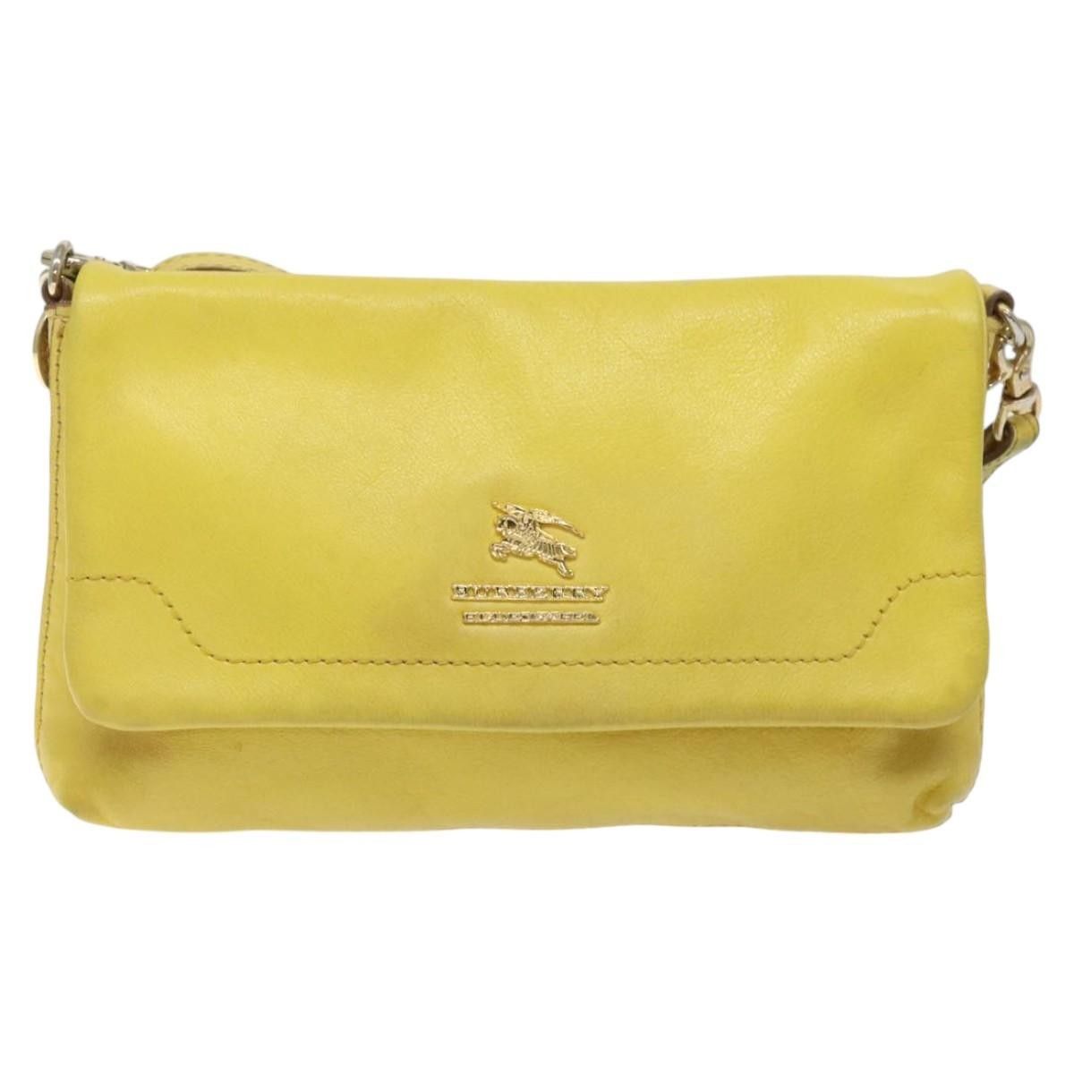 Burberry Burberry Flap Shoulder Bag Leather Size ONE SIZE - 17 Thumbnail
