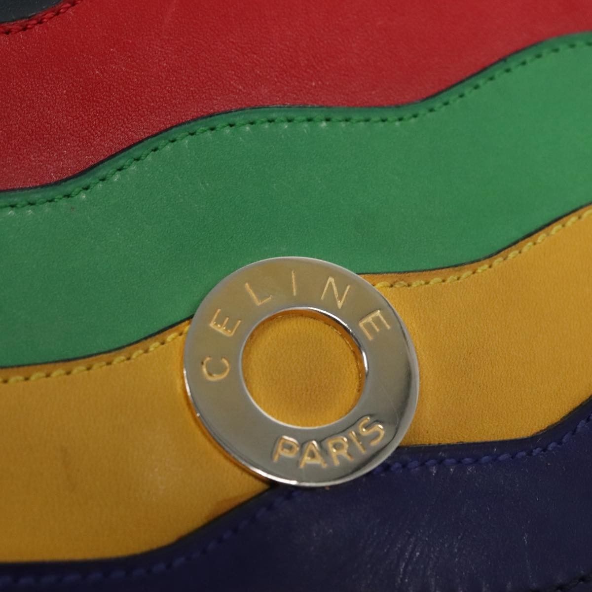 Celine Celine Circle Logo Handbag Leather Size ONE SIZE - 9 Thumbnail