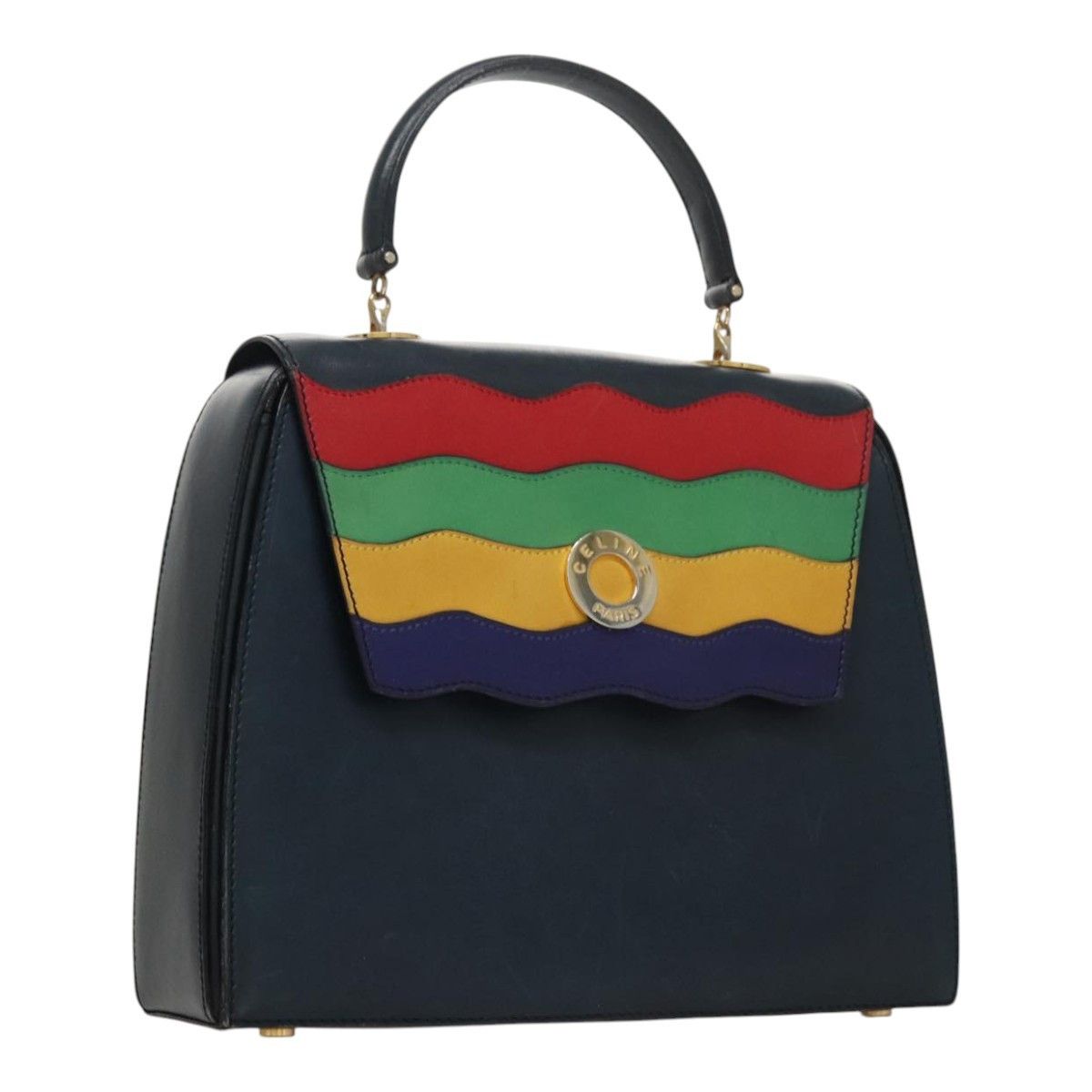 Celine Celine Circle Logo Handbag Leather Size ONE SIZE - 19 Thumbnail