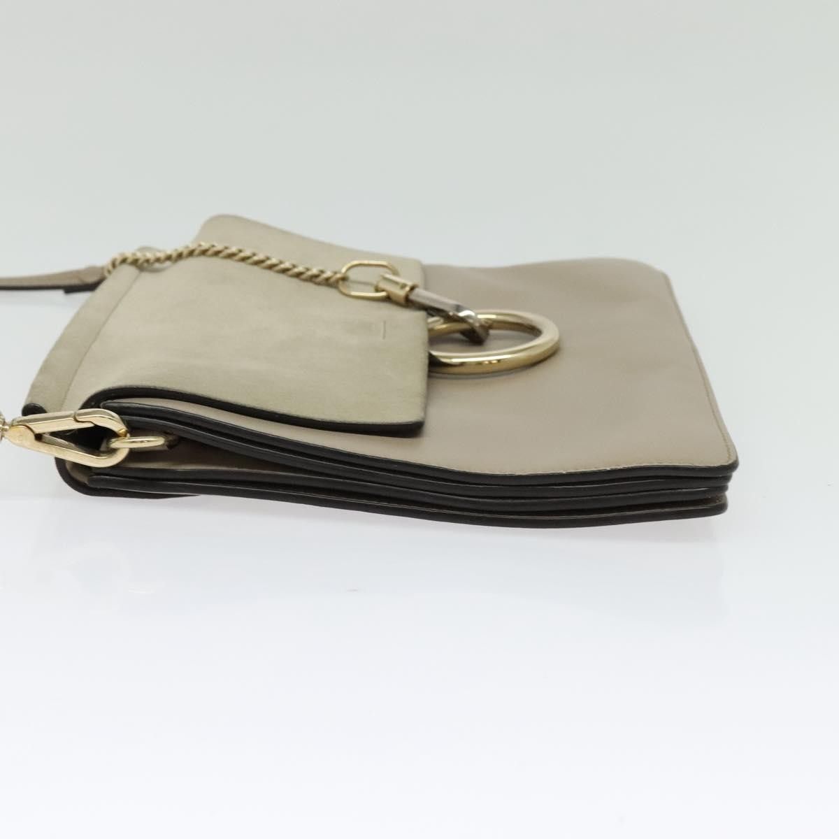 Chloe Chloe Faye Shoulder Bag Leather and Suede Size ONE SIZE - 3 Thumbnail