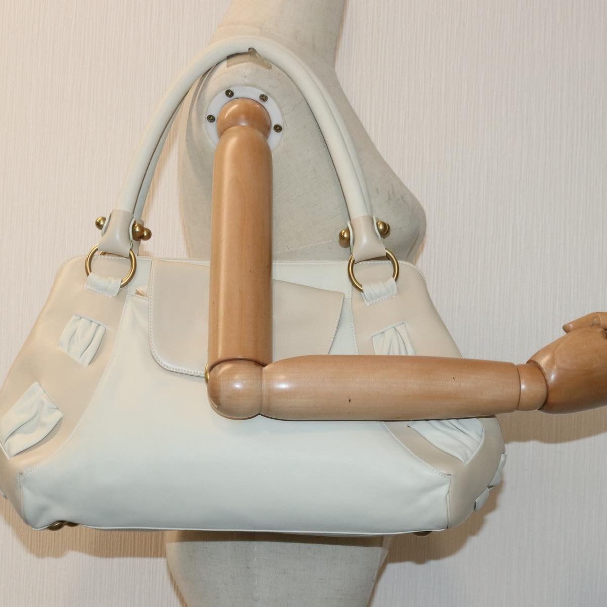 Salvatore Ferragamo Salvatore Ferragamo Gancini Shoulder Bag Leather Size ONE SIZE - 13 Thumbnail