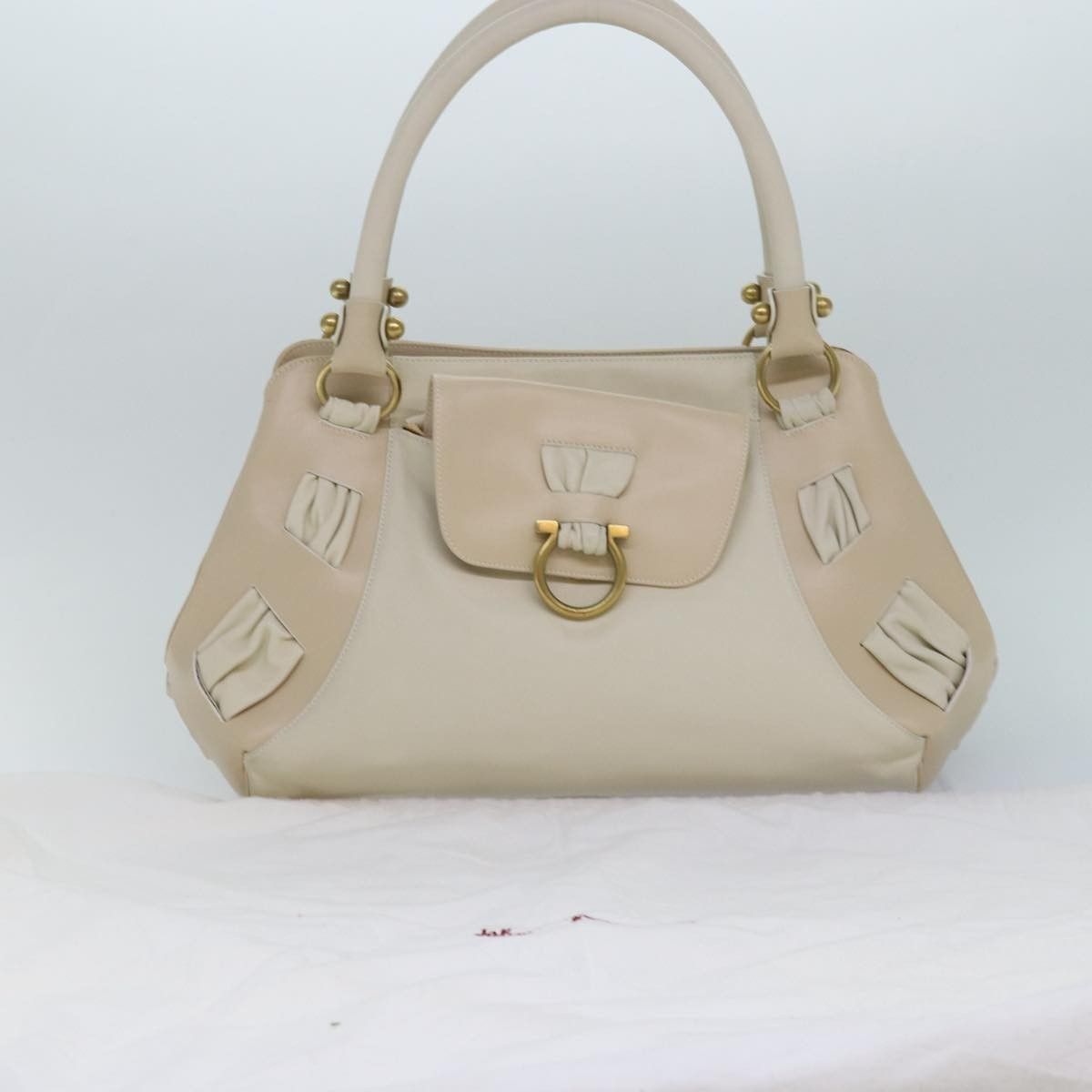 Salvatore Ferragamo Salvatore Ferragamo Gancini Shoulder Bag Leather Size ONE SIZE - 16 Thumbnail