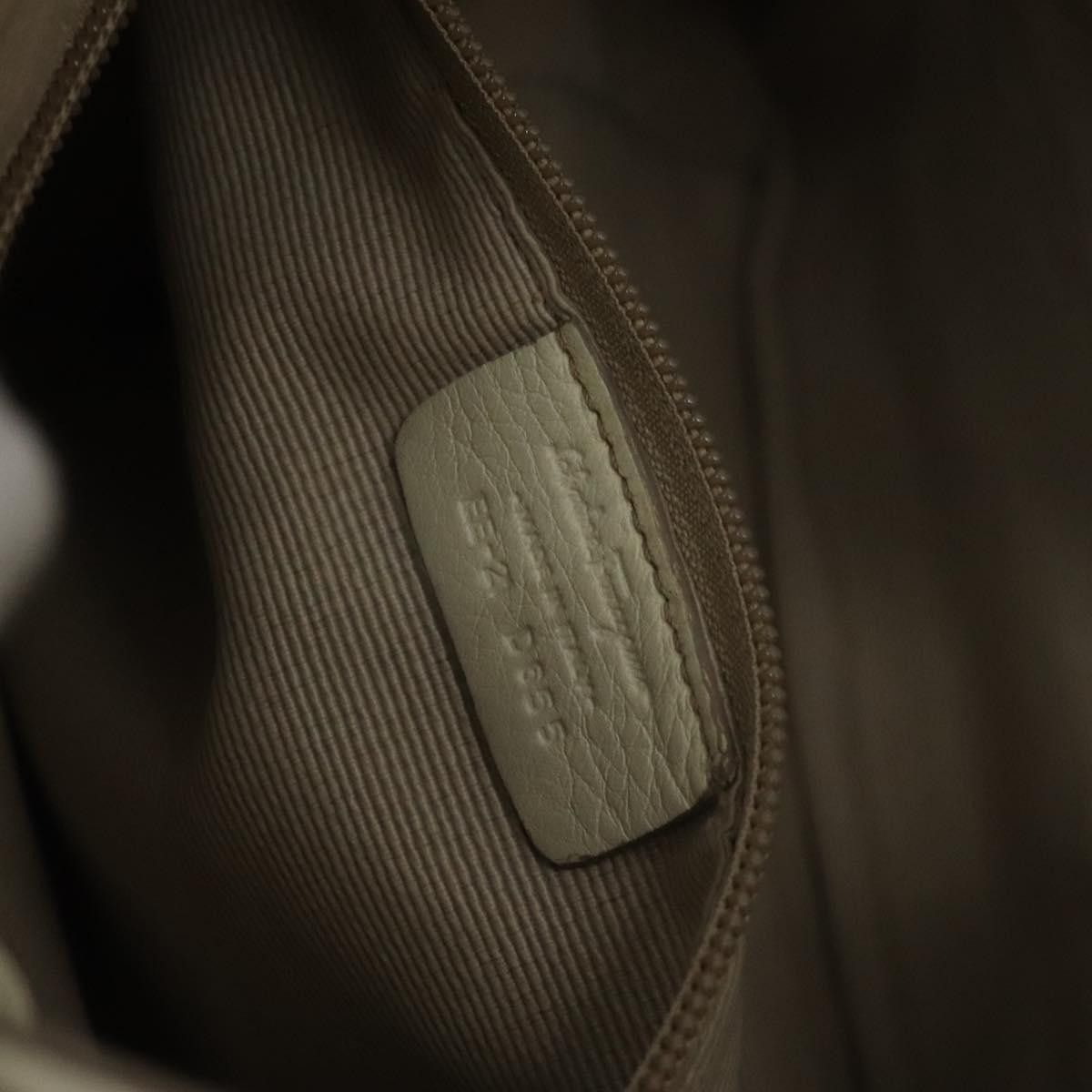 Salvatore Ferragamo Salvatore Ferragamo Gancini Hobo Stitched Leather Size ONE SIZE - 6 Thumbnail