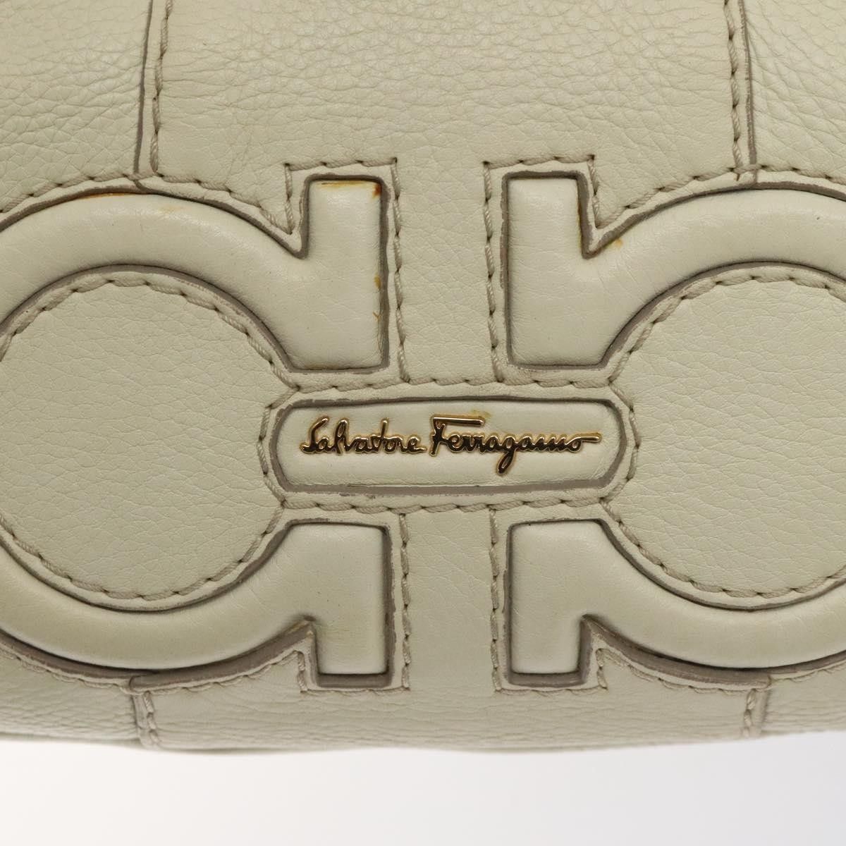 Salvatore Ferragamo Salvatore Ferragamo Gancini Hobo Stitched Leather Size ONE SIZE - 19 Thumbnail