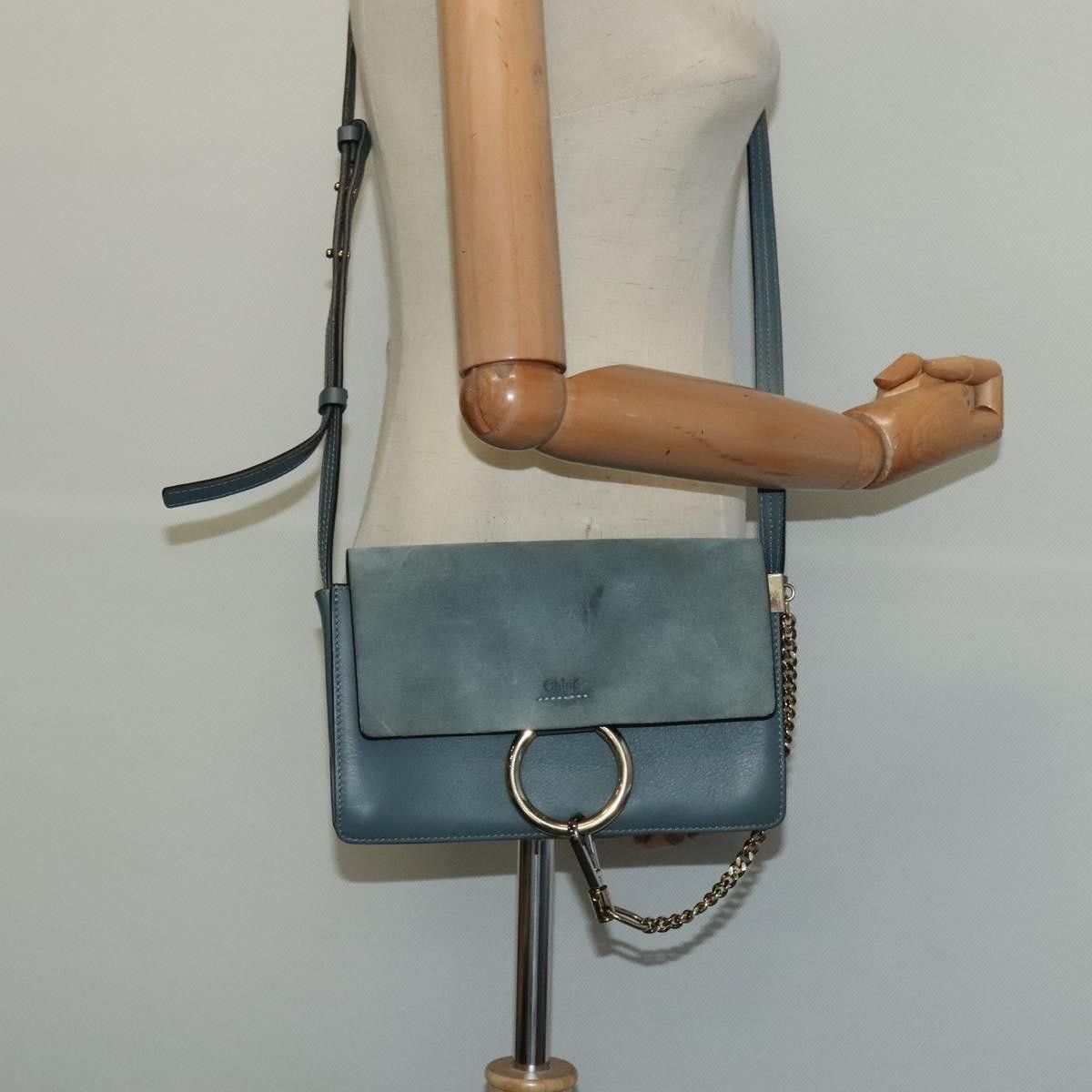 Chloe Chloe Faye Shoulder Bag Leather and Suede Size ONE SIZE - 13 Thumbnail