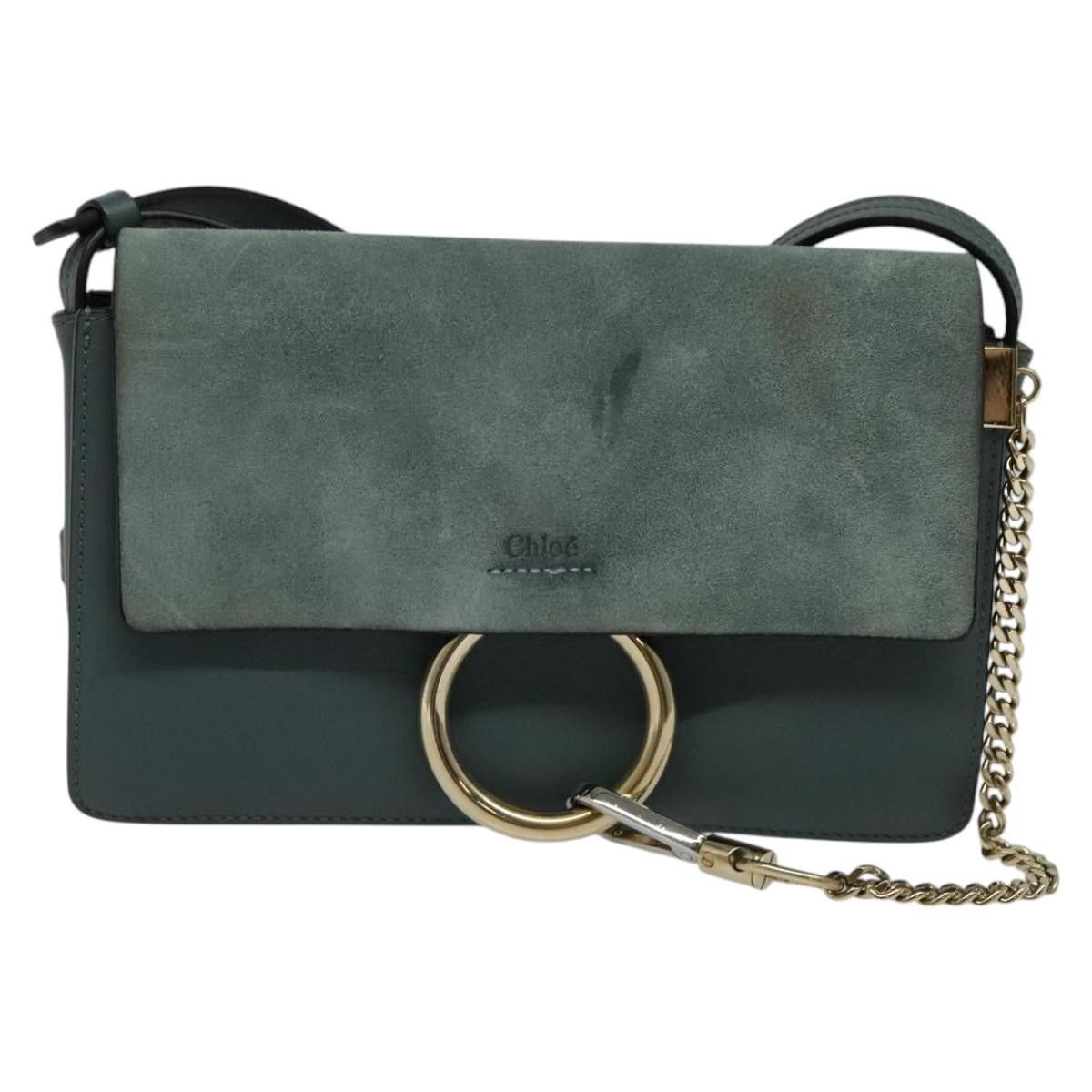 Chloe Chloe Faye Shoulder Bag Leather and Suede Size ONE SIZE - 18 Thumbnail