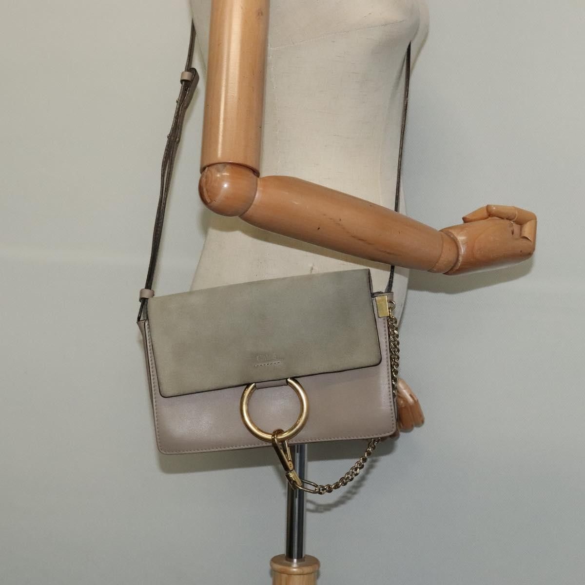 Chloe Chloe Faye Crossbody Leather and Suede Size ONE SIZE - 13 Thumbnail