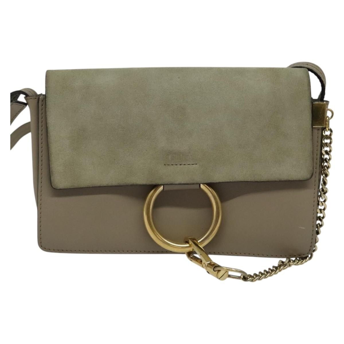 Chloe Chloe Faye Crossbody Leather and Suede Size ONE SIZE - 18 Thumbnail