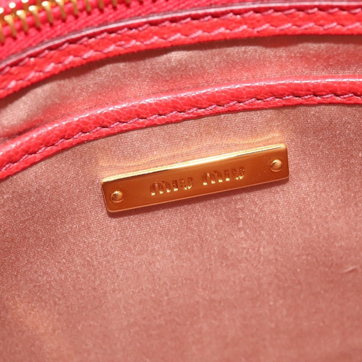 Miu Miu Miu Miu Madras Convertible Lock Tote Leather Size ONE SIZE - 6 Thumbnail
