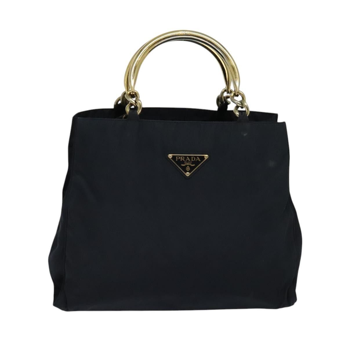 Prada Prada Metal Handles Tote Tessuto Size ONE SIZE - 17 Thumbnail