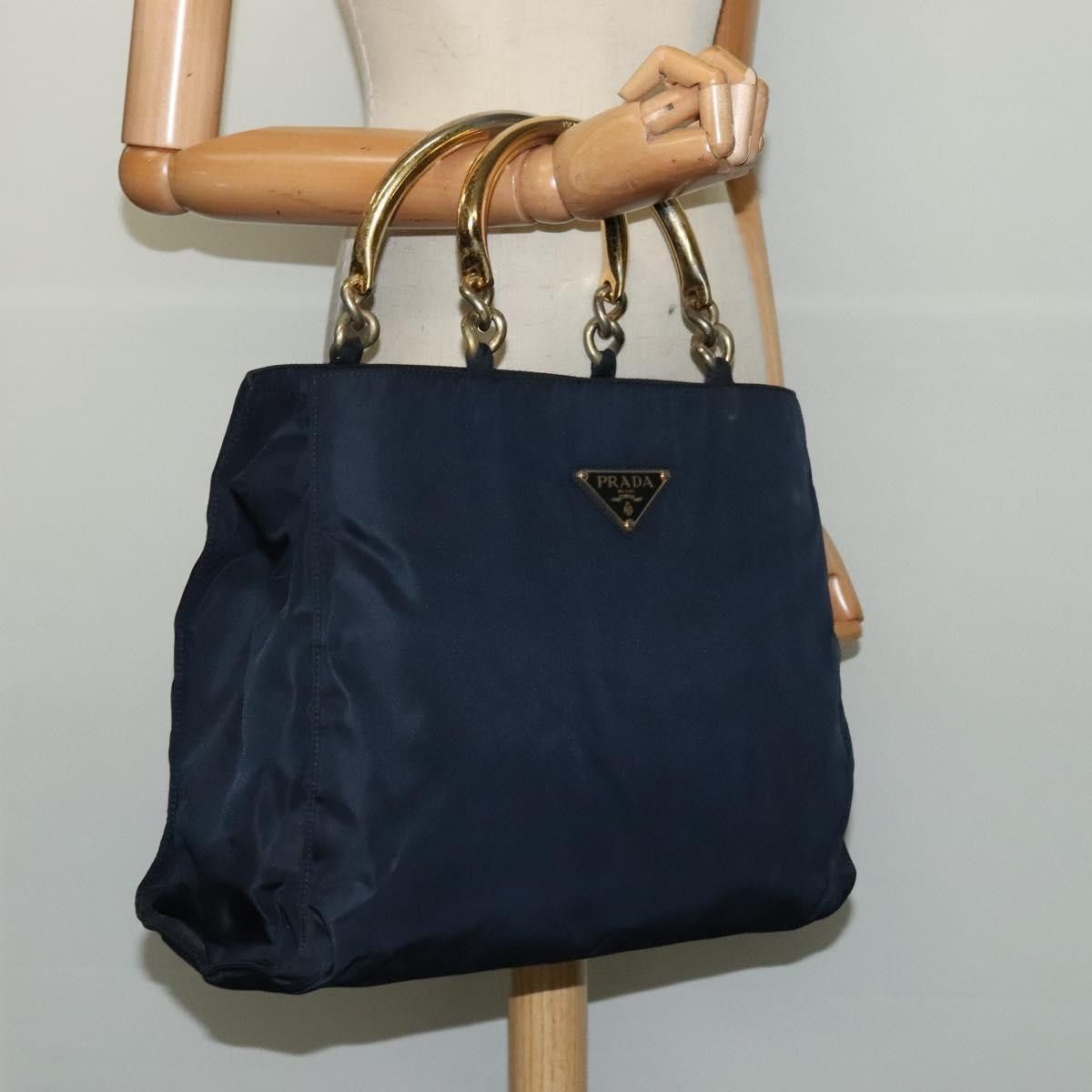 Prada Prada Metal Handles Tote Tessuto Size ONE SIZE - 14 Thumbnail