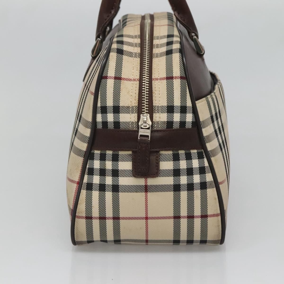 Burberry Burberry Nova Check Bowling Bag Canvas Size ONE SIZE - 3 Thumbnail