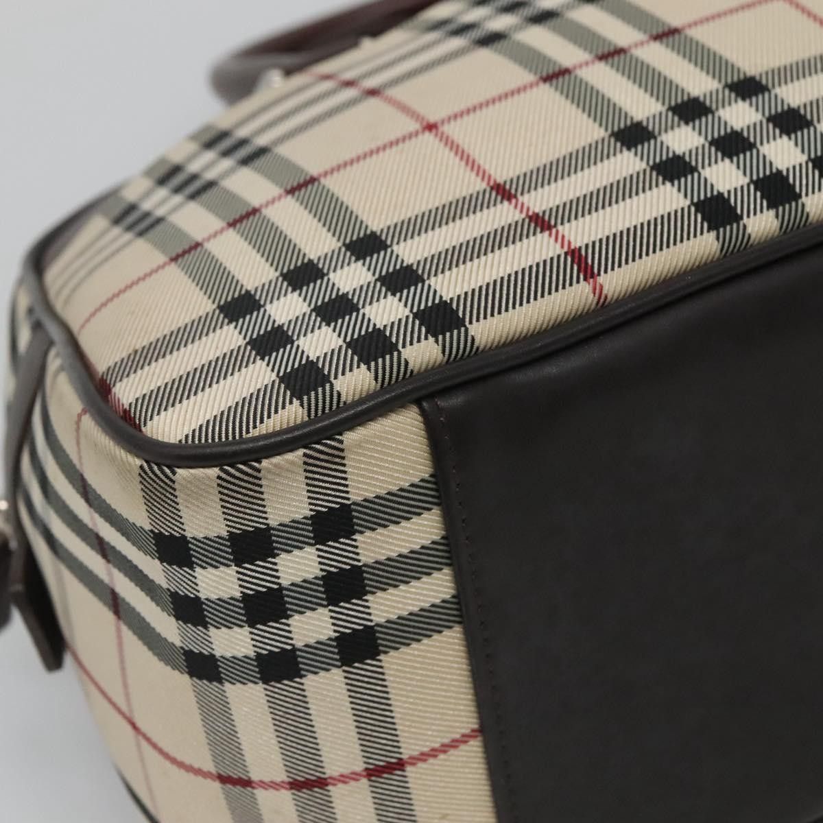 Burberry Burberry Nova Check Bowling Bag Canvas Size ONE SIZE - 11 Thumbnail