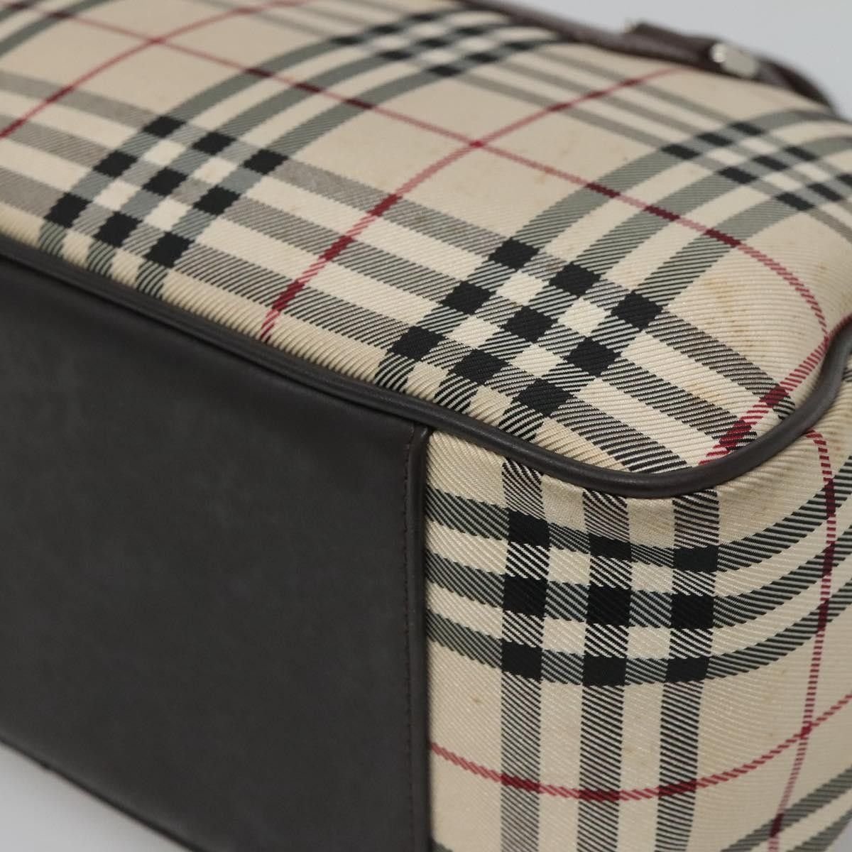 Burberry Burberry Nova Check Bowling Bag Canvas Size ONE SIZE - 10 Thumbnail
