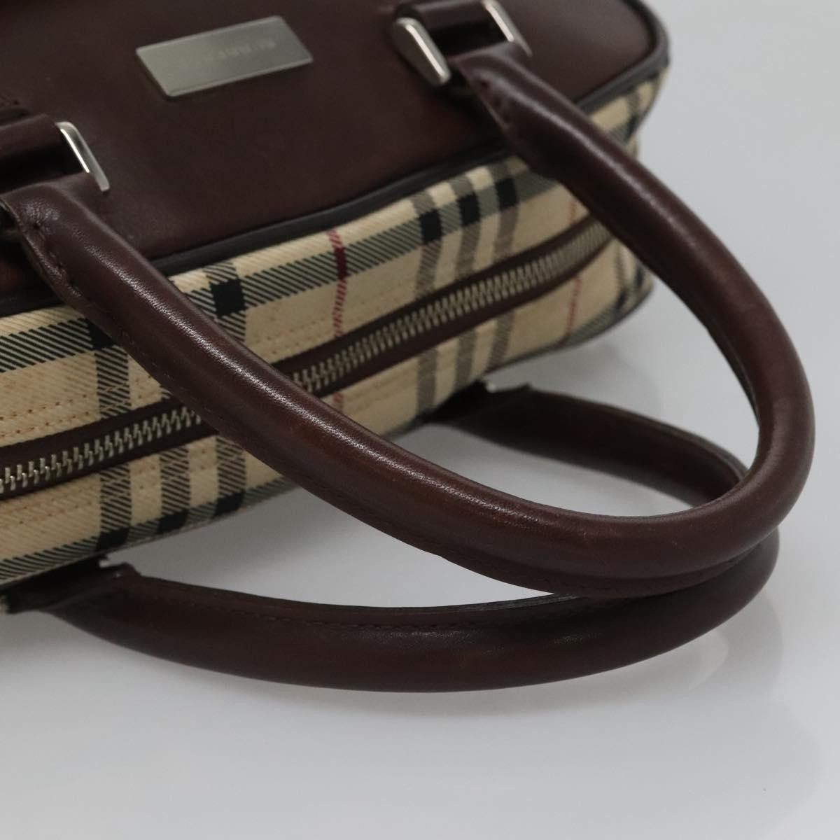 Burberry Burberry Nova Check Bowling Bag Canvas Size ONE SIZE - 7 Thumbnail