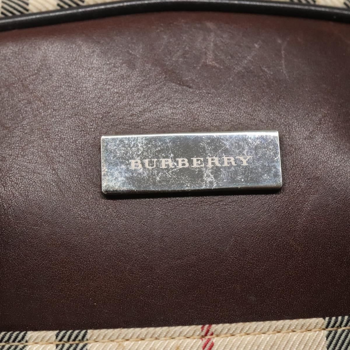 Burberry Burberry Nova Check Bowling Bag Canvas Size ONE SIZE - 6 Thumbnail