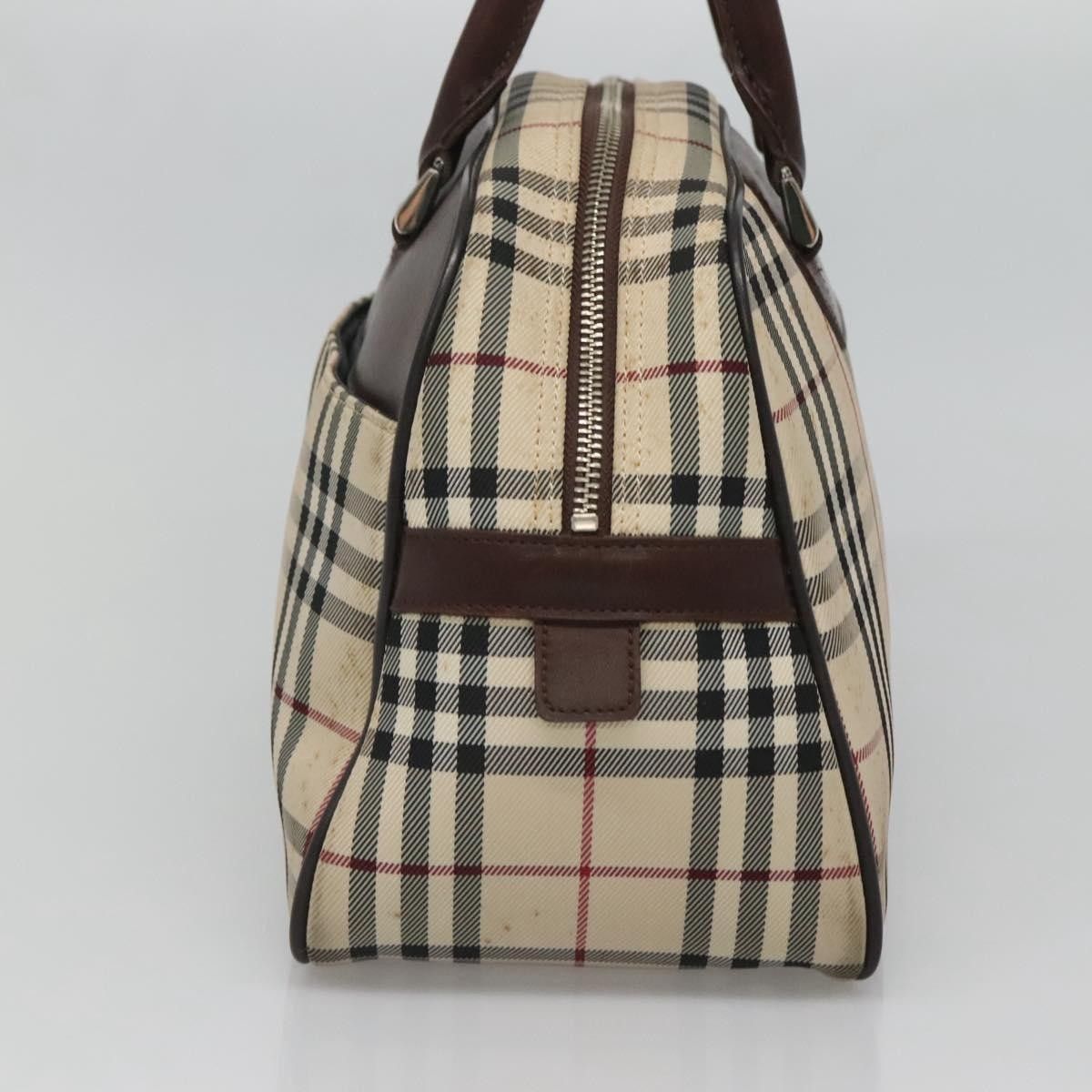 Burberry Burberry Nova Check Bowling Bag Canvas Size ONE SIZE - 4 Thumbnail