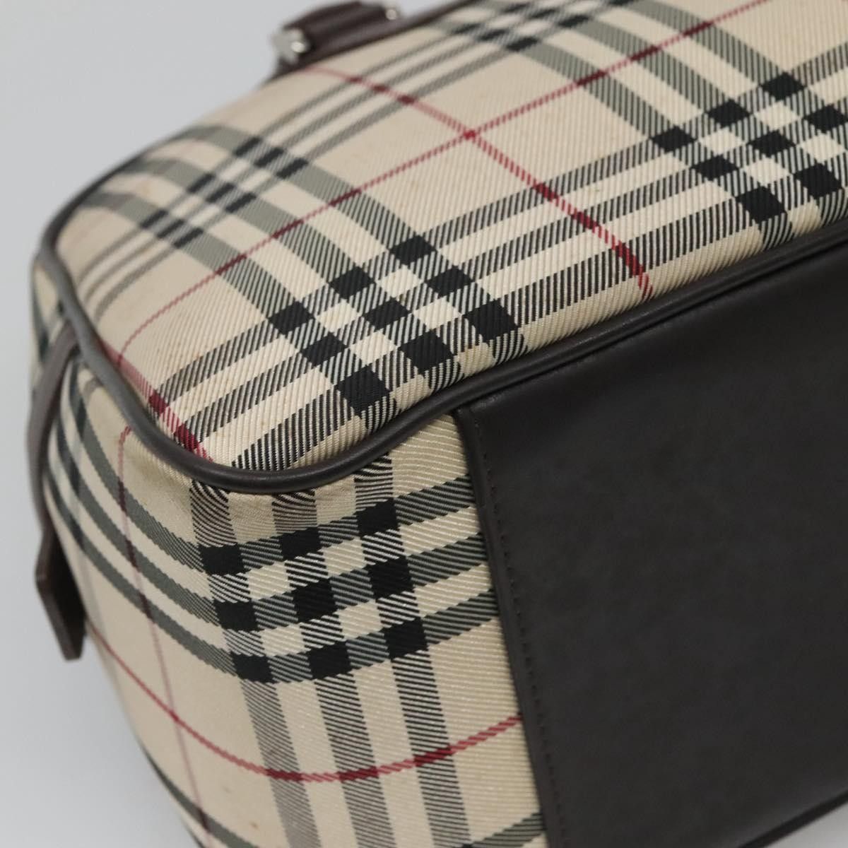 Burberry Burberry Nova Check Bowling Bag Canvas Size ONE SIZE - 9 Thumbnail