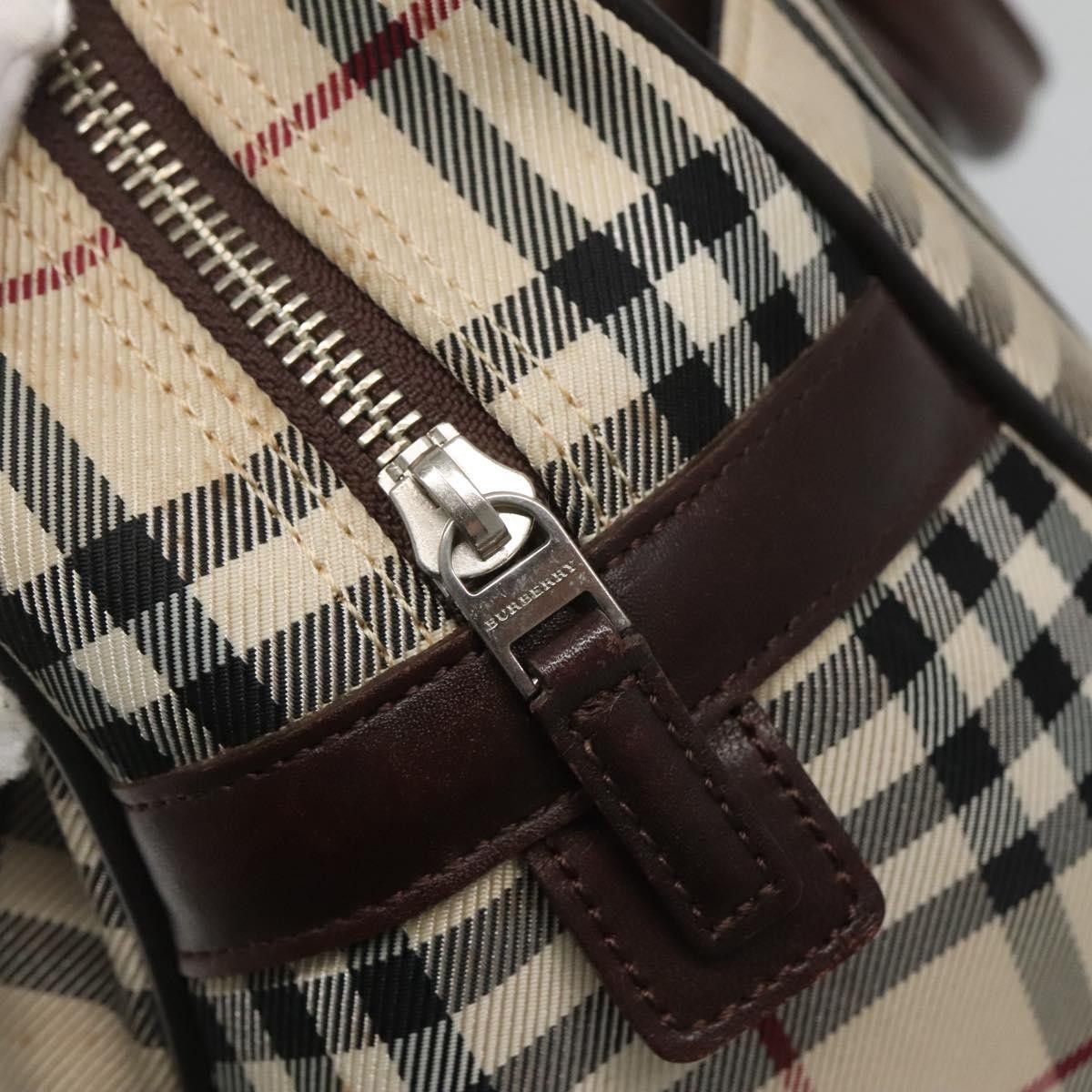 Burberry Burberry Nova Check Bowling Bag Canvas Size ONE SIZE - 12 Thumbnail