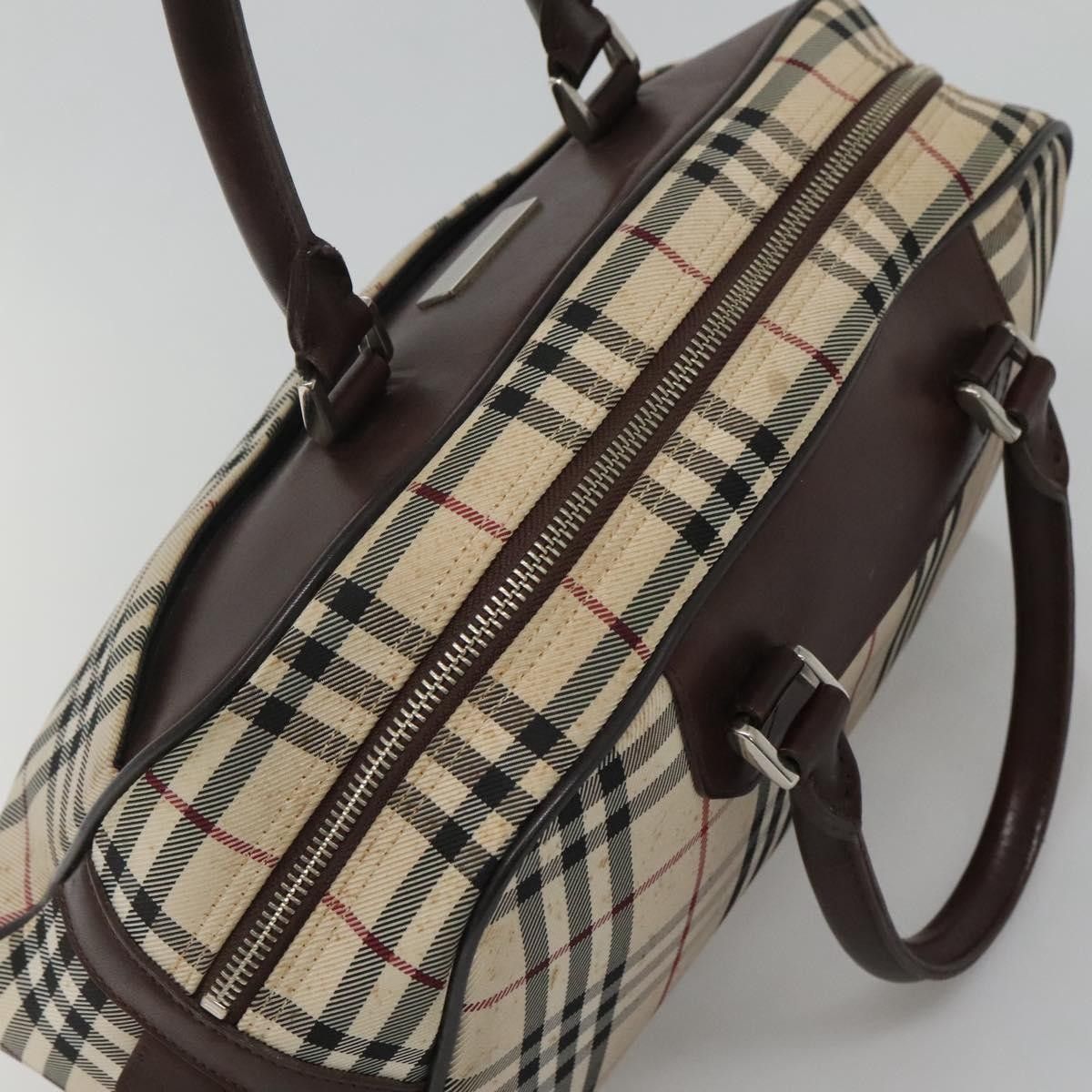 Burberry Burberry Nova Check Bowling Bag Canvas Size ONE SIZE - 18 Thumbnail