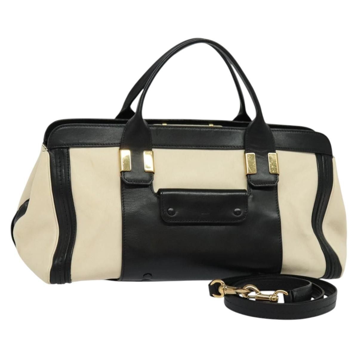 Chloe Chloe Alice Satchel Leather Size ONE SIZE - 13 Thumbnail