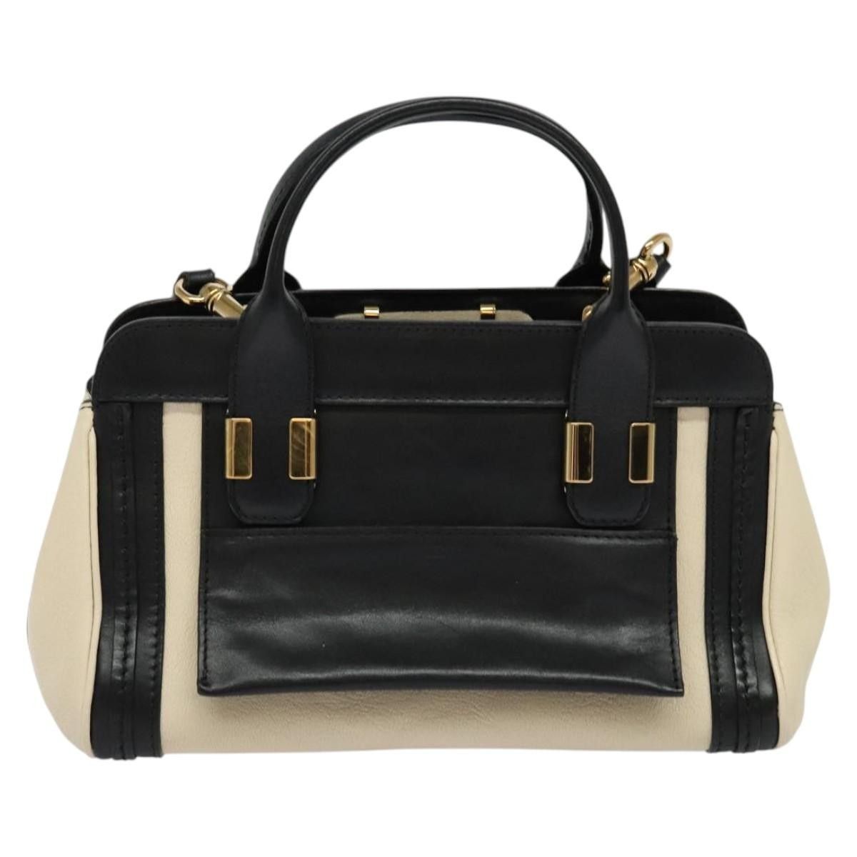 Chloe Chloe Alice Satchel Leather Size ONE SIZE - 13 Thumbnail