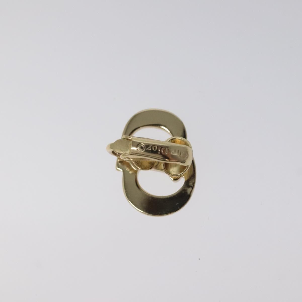 Dior Christian Dior CD logo clip earrings Metal Size ONE SIZE - 3 Thumbnail