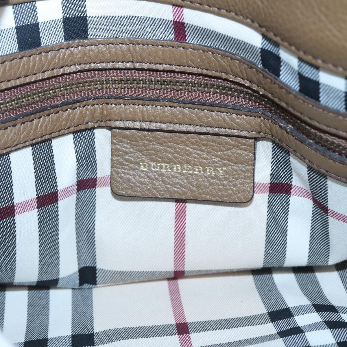 Burberry Burberry Nova Check Tote Leather Size ONE SIZE - 6 Thumbnail