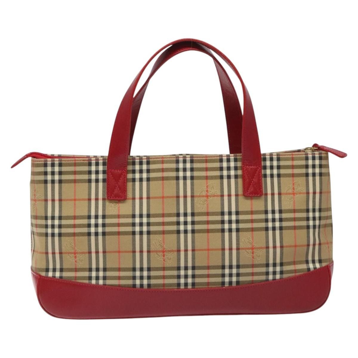 Burberry Burberry Nova Check Handbag Nova Check Canvas Size ONE SIZE - 2 Thumbnail