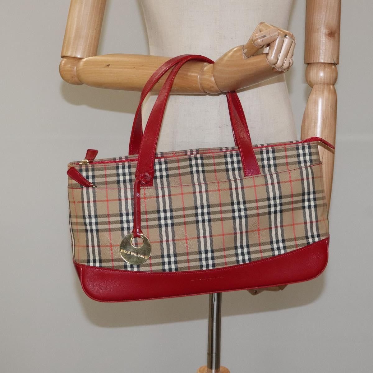 Burberry Burberry Nova Check Handbag Nova Check Canvas Size ONE SIZE - 13 Thumbnail