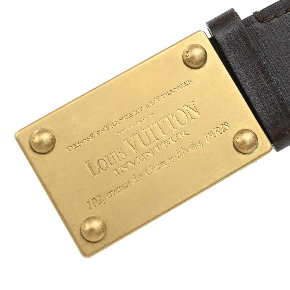 Louis Vuitton Louis Vuitton Utah Belt Leather Size ONE SIZE - 5 Thumbnail