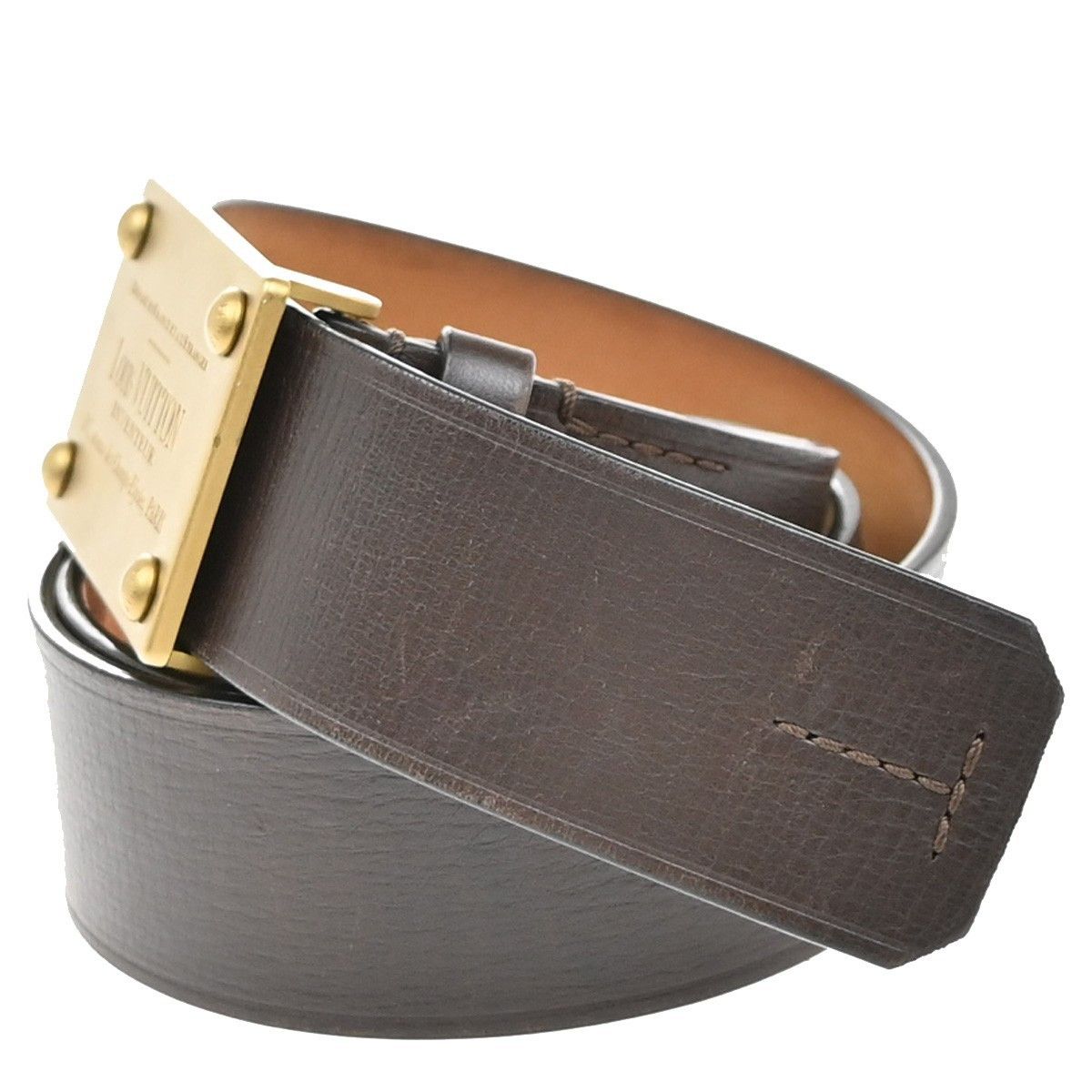 Louis Vuitton Louis Vuitton Utah Belt Leather Size ONE SIZE - 3 Thumbnail