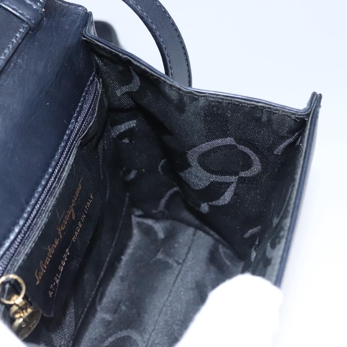 Salvatore Ferragamo Salvatore Ferragamo Vintage Vara Bow Top Handle Bag Leather Size ONE SIZE - 21 Thumbnail