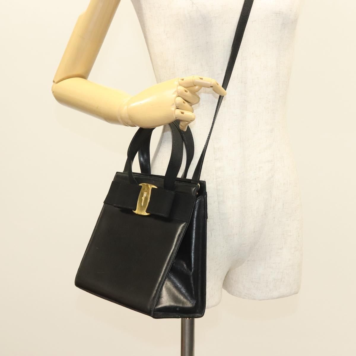 Salvatore Ferragamo Salvatore Ferragamo Convertible Vara Bow Tote Leather Size ONE SIZE - 13 Thumbnail