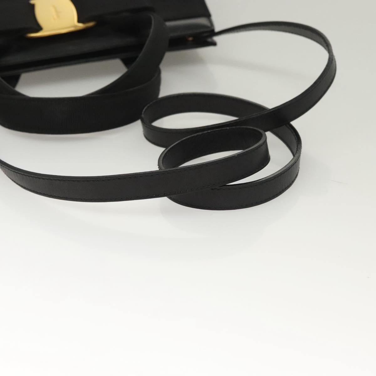Salvatore Ferragamo Salvatore Ferragamo Convertible Vara Bow Tote Leather Size ONE SIZE - 16 Thumbnail
