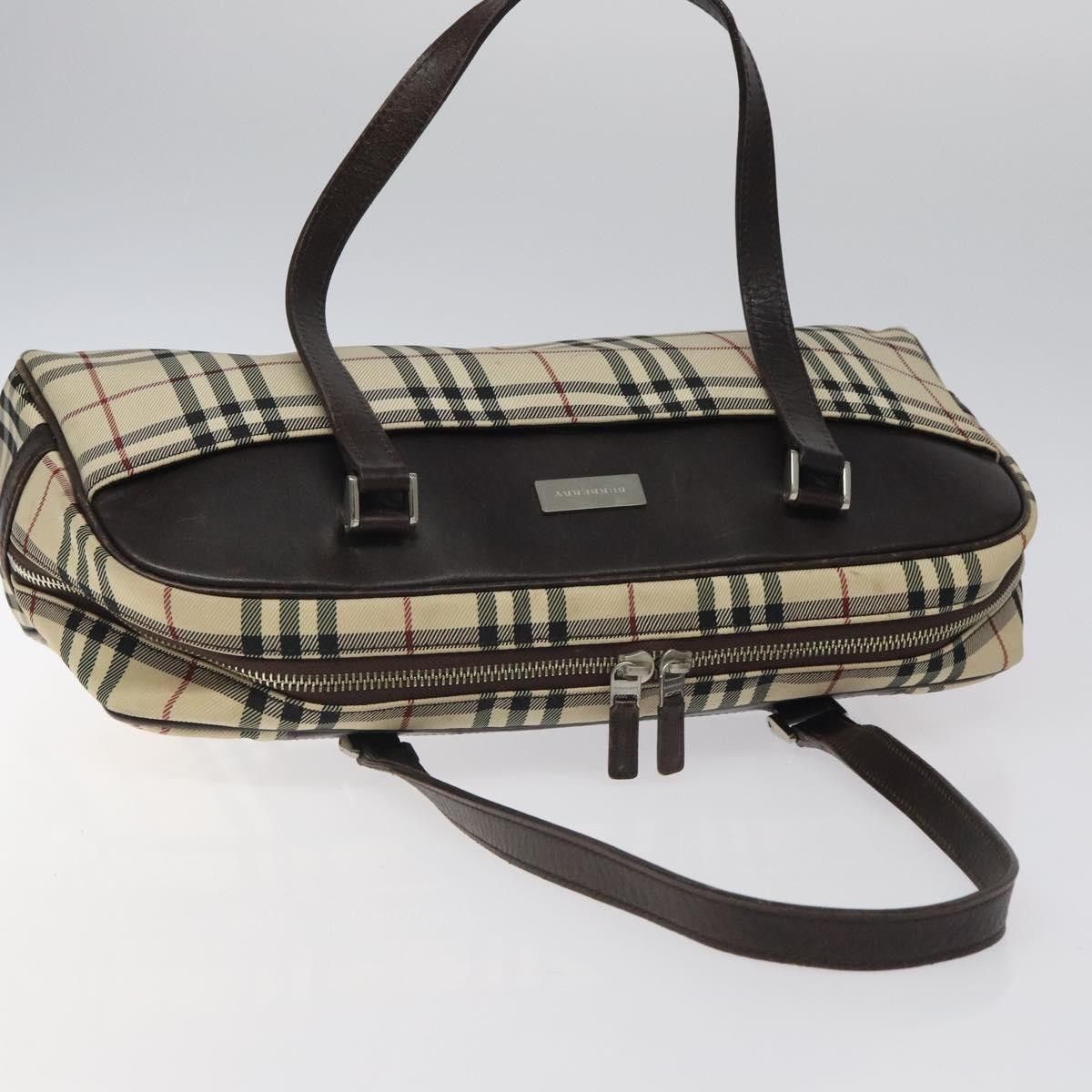 Burberry Burberry Nova Check Bowling Bag Canvas Size ONE SIZE - 15 Thumbnail