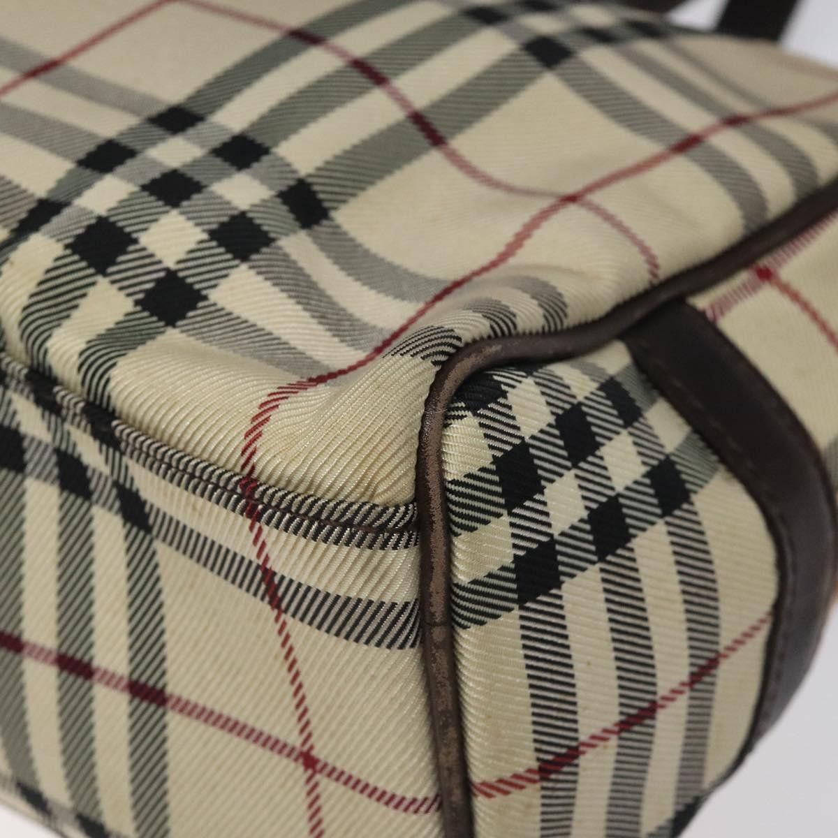 Burberry Burberry Nova Check Bowling Bag Canvas Size ONE SIZE - 10 Thumbnail
