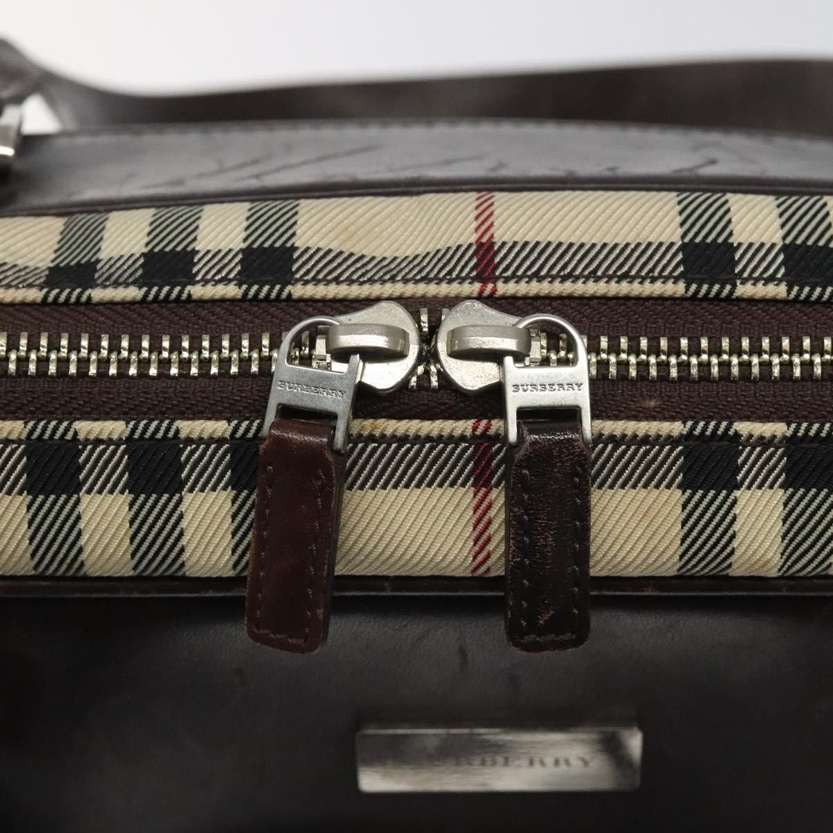 Burberry Burberry Nova Check Bowling Bag Canvas Size ONE SIZE - 12 Thumbnail