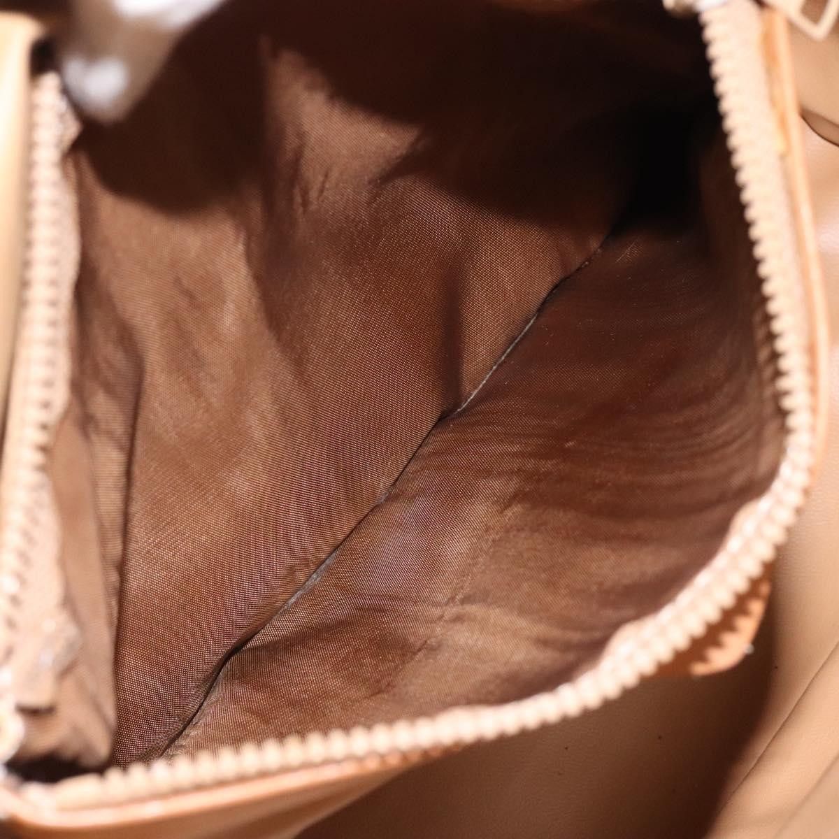 Celine Vintage Macadam Shoulder Bag Canvas and Leather