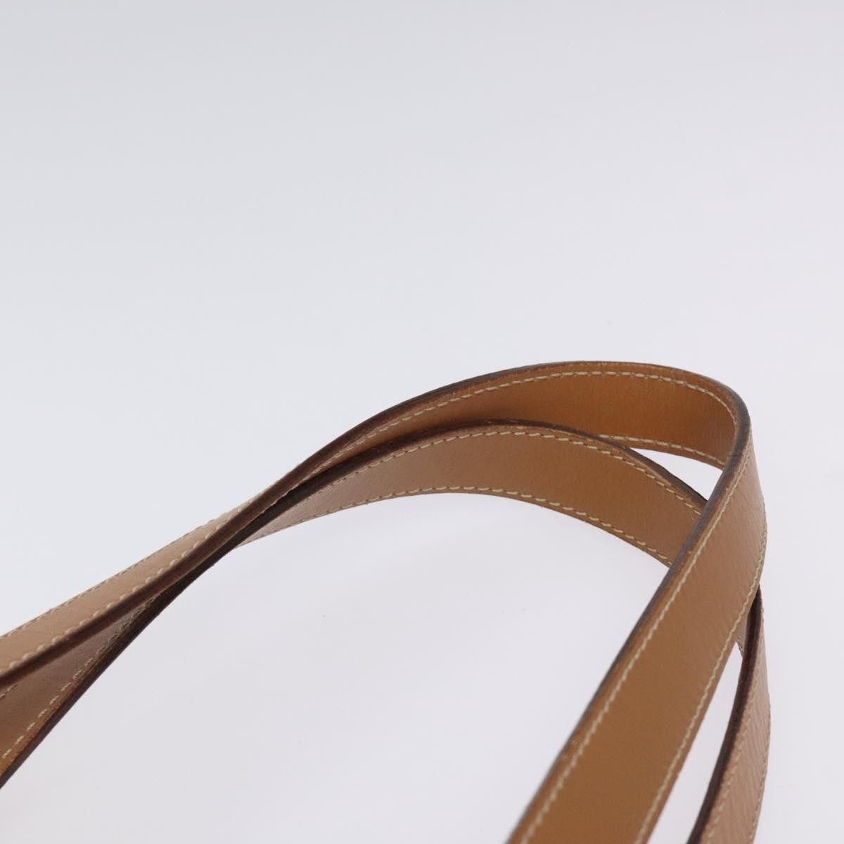 Celine Vintage Macadam Shoulder Bag Canvas and Leather